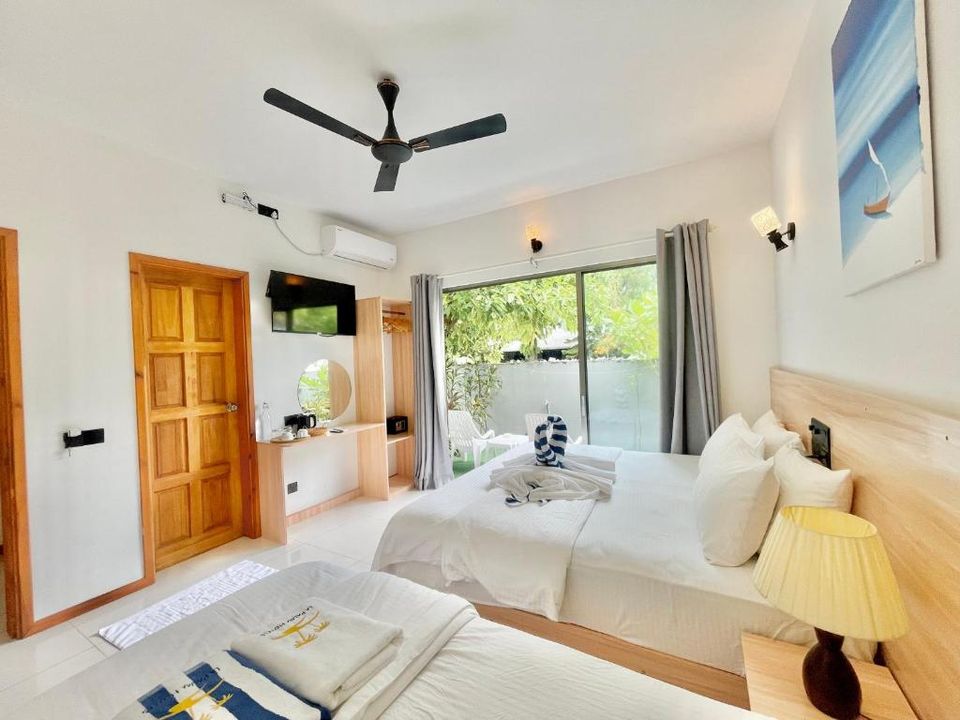Deluxe villa twin bed room